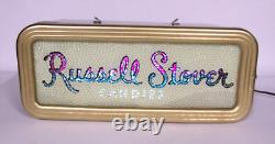 Rare Russell Stover Candies Color Changing Motion Lighted Store Display Sign