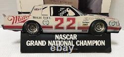 Rare SIGNED 1983 MILLER High Life BOBBY ALLISON Nascar Champion STORE DISPLAY