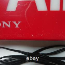 Rare SONY On Air Red Sign Lamp 80's Novelty Display 8.4cm×22cm×9.5cm Vintage