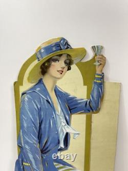 Rare Set Antique Vtg Pluto Water Lithograph Cardboard Signs Store Displays 25