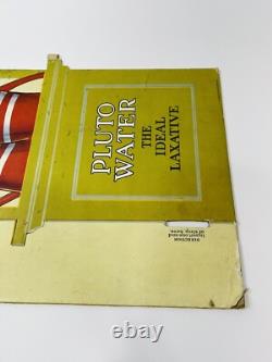 Rare Set Antique Vtg Pluto Water Lithograph Cardboard Signs Store Displays 25