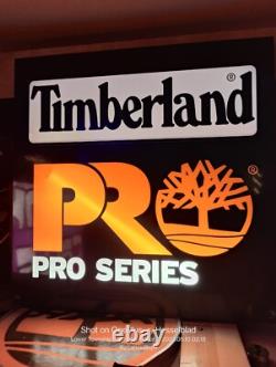 Rare Timberland Store Sign-Lights Up With Switch