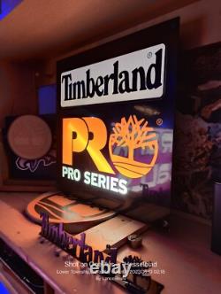 Rare Timberland Store Sign-Lights Up With Switch