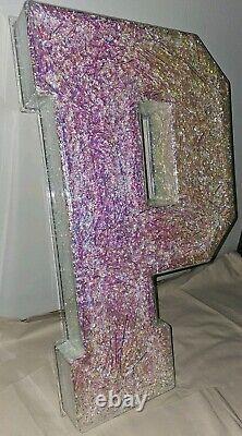 Rare Victoria's Secret PINK P Store Display Prop SIGN. Cracked Corners