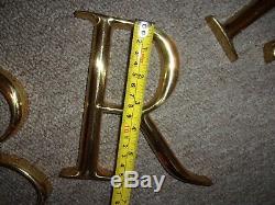 Rare! Victorias Secret Store Front Sign! Solid Brass Letters! Authentic