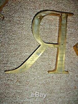 Rare! Victorias Secret Store Front Sign! Solid Brass Letters! Authentic