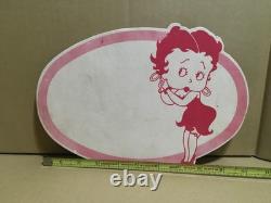 Rare Vintage 1930s 1940s BETTY BOOP STORE DISPLAY ADVERTISING SIGN Max Fleischer