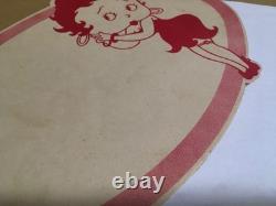 Rare Vintage 1930s 1940s BETTY BOOP STORE DISPLAY ADVERTISING SIGN Max Fleischer