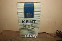 Rare Vintage 1960's Kent Cigarettes Tobacco 12 Lighted Store Display Sign WORKS