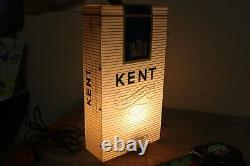 Rare Vintage 1960's Kent Cigarettes Tobacco 12 Lighted Store Display Sign WORKS