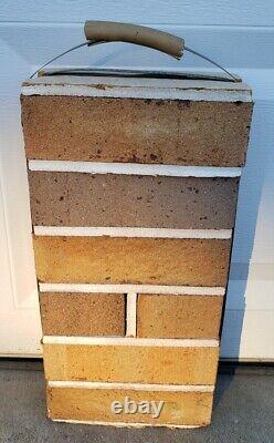 Rare Vintage 1966 Salesman Sample Washington Brick Company Display Sign Masonry