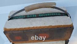 Rare Vintage 1966 Salesman Sample Washington Brick Company Display Sign Masonry