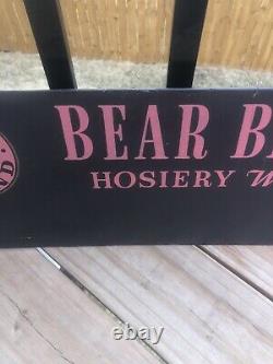 Rare! Vintage BEAR BRAND Hosiery Wears Country Store Advertising Display Sign