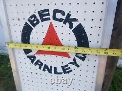Rare Vintage Beck Arnley Motorcycle Parts Display / Double sided / Wow