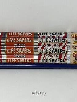 Rare Vintage CANADA Tin Lithograph LIFE SAVERS Candy Store DISPLAY Rack Signage