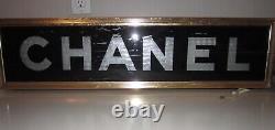 Rare Vintage CHANEL Store Display Light Up Sign 1950s