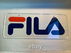 Rare Vintage FILA 1980s 80s Store Advertising Sign Display 18 X 7 -1/4 thick