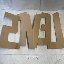 Rare Vintage Levi's Big E Advertising Display Sign Card Ephemera Ad 60s 70s