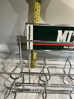 Rare Vintage Mitchell Reels Rod Metal Store Display Sign Stand Pegboard