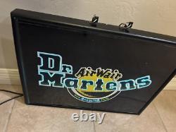 Rare Vintage Neon Light Doc Dr. Martens Store Display Sign Fixture 25 X 19
