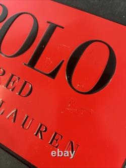 Rare Vintage Polo Red Ralph Lauren Store Display Sign 7 x 40 Adjustable Rare Vintage Polo Red Ralph Lauren Store Display Sign 7 x 40 Adjustable