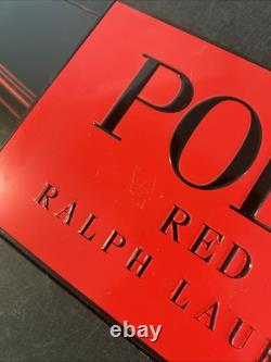 Rare Vintage Polo Red Ralph Lauren Store Display Sign 7 x 40 Adjustable