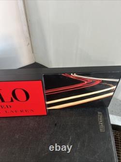 Rare Vintage Polo Red Ralph Lauren Store Display Sign 7 x 40 Adjustable