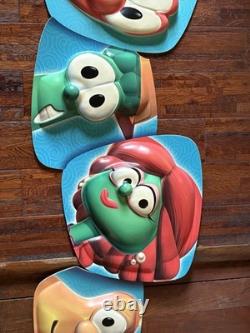 Rare Vintage VeggieTales 12 Foot Store Display Sign Huge Nostalgia