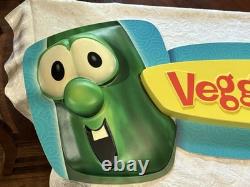 Rare Vintage VeggieTales 12 Foot Store Display Sign Huge Nostalgia