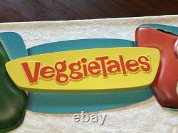 Rare Vintage VeggieTales 12 Foot Store Display Sign Huge Nostalgia