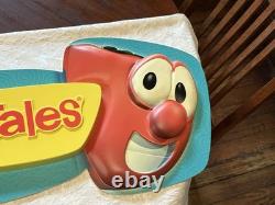 Rare Vintage VeggieTales 12 Foot Store Display Sign Huge Nostalgia