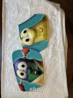 Rare Vintage VeggieTales 12 Foot Store Display Sign Huge Nostalgia