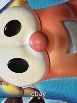 Rare Vintage VeggieTales 12 Foot Store Display Sign Huge Nostalgia