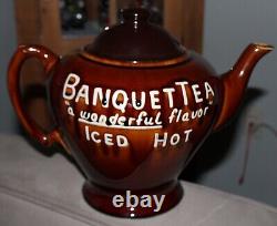 Rare Vintage-banquet Tea-store Advertising Display Oversized Teapot