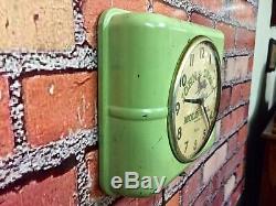 Rare Vtg John Deere Old Tractor Dealer Advertising Farm Store Display Clock Sign