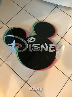Rare WALT DISNEY WORLD Original Mickey Mouse Ears Disney Store Prop Display Sign