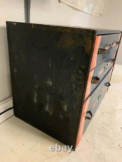 Rare Wagner Lockheed Parts Tool 3 Drawers Cabinet Box Tray Original 1020