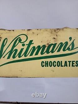 Rare Whitman's Chocolates Metal Sign Display Wire Rack Robert Holley Co