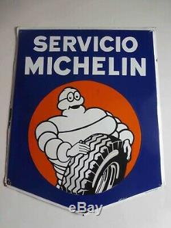 Rare plaque émaillée Michelin, old porcelain sign, emailschild