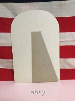 Rare vintage Hosiery cardboard store display advertising sign Juliet easel back