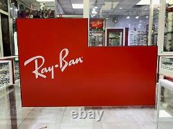 Ray-ban Sunglasses & Eyeglassess Fashion Showcase Store Display, Sign. Large
