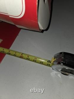 Red Baron Pizza Cardboard Airplane Hanging Store Display Sign Promo Bi-Plane Ad