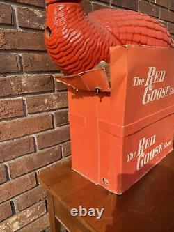 Red Goose Shoes Golden Egg Store Display Very Rare 1960s Large
