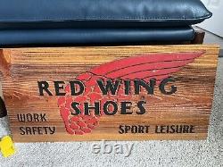 Red Wing Shose Sign