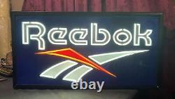 Reebok Light Up Store Advertising Display Sign