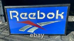 Reebok Light Up Store Advertising Display Sign