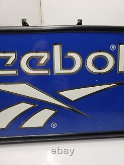 Reebok Store Display 90s Vintage Light Up Advertising Sign Neon 24x12.5