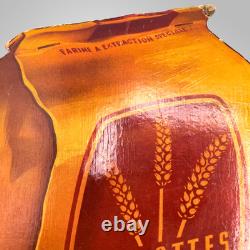 Reinette Biscottes 1950s Vintage French Advertising Store Display Sign withHours
