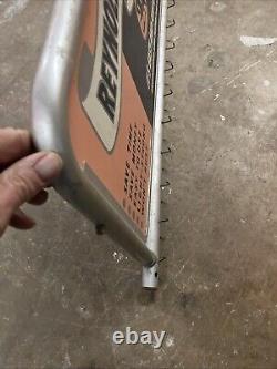 Reynolds aluminum sign bracket and hangers vintage store display