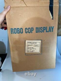 Robocop Light Up Promotion Sign by Embosograph Display 1987 Vintage NEW